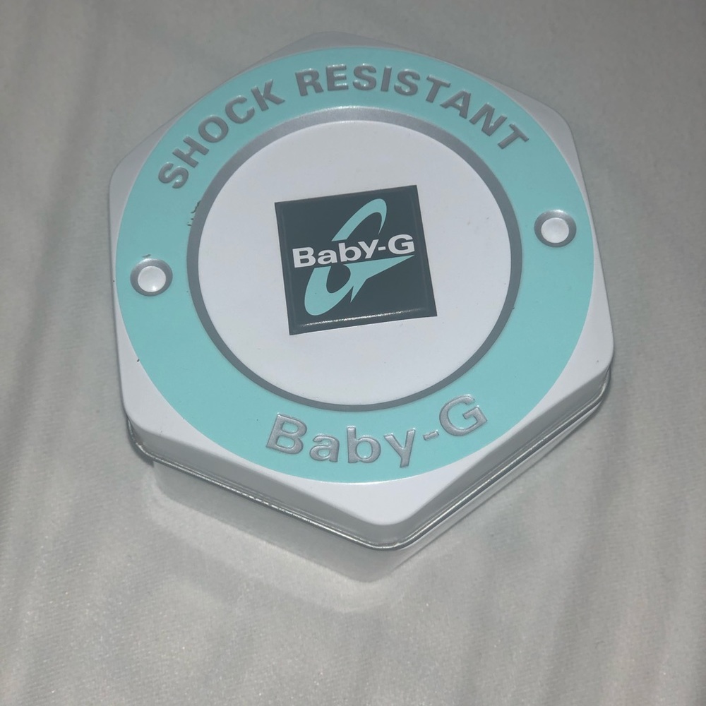 White Baby G Shock Watch